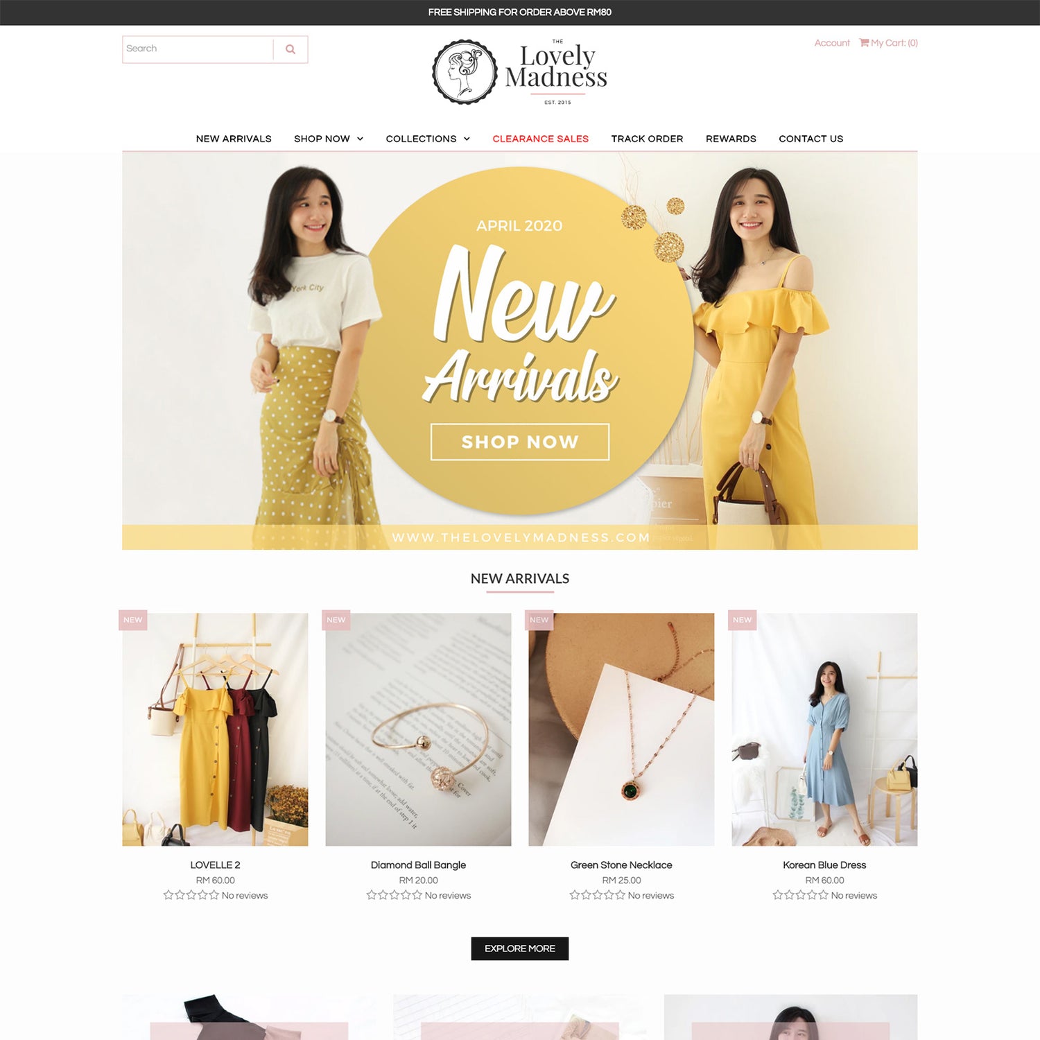The Lovely Madness Online Clothing Store - Shopify Partners